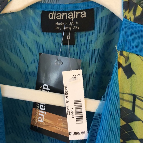 🦋 dianaira Silk open lightweight abstract print open front over blouse/Jacket - Picture 9 of 14